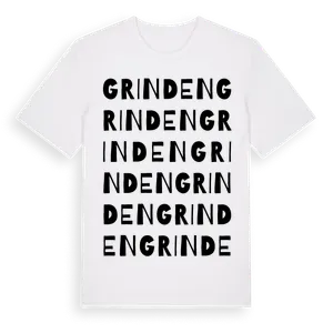 Grinden ordlek t-shirt – ekologisk bomull t-shirt från Pinshirt