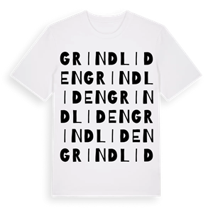 Grindliden ordlek t-shirt – ekologisk bomull t-shirt från Pinshirt