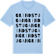 Blue Soul t-shirt med Grindstugan ordlek t-shirt