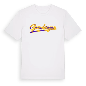 Grindstugan baseball t-shirt – ekologisk bomull t-shirt från Pinshirt