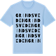 Blue Soul t-shirt med Grindsveden ordlek t-shirt
