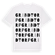 Grindtorp ordlek t-shirt