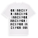 Grinneby ordlek t-shirt