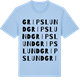 Blue Soul t-shirt med Gripslund ordlek t-shirt