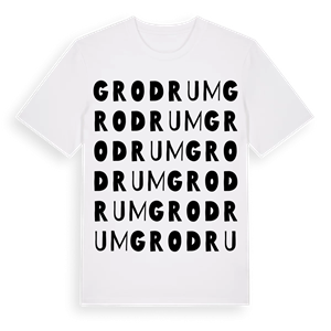 Grodrum ordlek t-shirt – ekologisk bomull t-shirt från Pinshirt