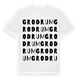 Grodrum ordlek t-shirt