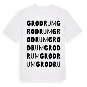 Grodrum ordlek t-shirt – ekologisk bomull t-shirt från Pinshirt
