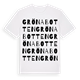 Gröna botten ordlek t-shirt