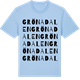 Blue Soul t-shirt med Gröna dalen ordlek t-shirt