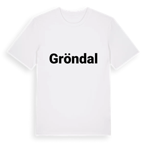 Gröndal fetstil t-shirt – ekologisk bomull t-shirt från PinShirt