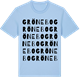 Blue Soul t-shirt med Grönebo ordlek t-shirt