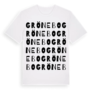 Grönebo ordlek t-shirt – ekologisk bomull t-shirt från Pinshirt