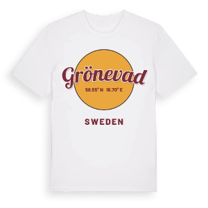 Grönevad cirkel t-shirt – ekologisk bomull t-shirt från Pinshirt