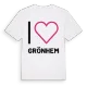 Jag älskar Grönhem t-shirt stort tryck