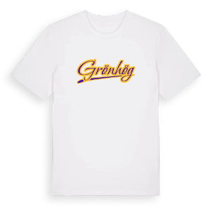 Grönhög baseball t-shirt – ekologisk bomull t-shirt från Pinshirt