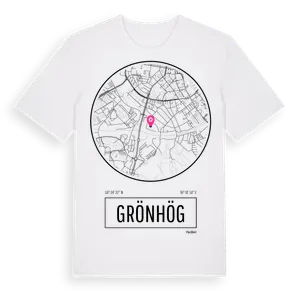 Grönhög t-shirt – ekologisk bomull t-shirt från Pinshirt