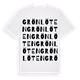 Grönlöten ordlek t-shirt