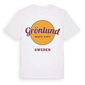 Grönlund cirkel t-shirt – ekologisk bomull t-shirt från Pinshirt