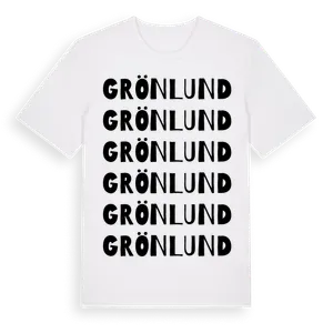 Grönlund ordlek t-shirt – ekologisk bomull t-shirt från Pinshirt