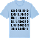 Blue Soul t-shirt med Grönlund ordlek t-shirt