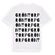 White t-shirt med Gröntorp ordlek t-shirt