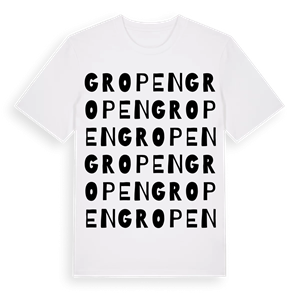 Gropen ordlek t-shirt – ekologisk bomull t-shirt från PinShirt