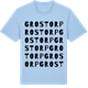 Blue Soul t-shirt med Grostorp ordlek t-shirt