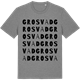 Mid Heather Gray t-shirt med Grosvad ordlek t-shirt