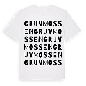 Gruvmossen ordlek t-shirt – ekologisk bomull t-shirt från Pinshirt