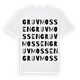 Gruvmossen ordlek t-shirt