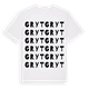 Gryt ordlek t-shirt