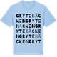 Blue Soul t-shirt med Grytebäcken ordlek t-shirt
