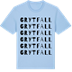 Blue Soul t-shirt med Grytfall ordlek t-shirt