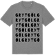 Mid Heather Gray t-shirt med Grytgöl ordlek t-shirt