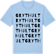 Blue Soul t-shirt med Grythult ordlek t-shirt