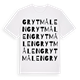Grytmålen ordlek t-shirt