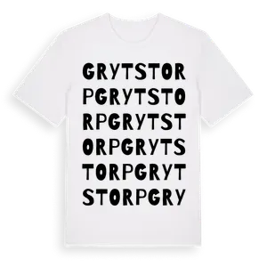 Grytstorp ordlek t-shirt – ekologisk bomull t-shirt från Pinshirt