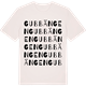 Vintage White t-shirt med Gubbängen ordlek t-shirt