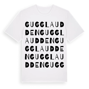 Gugglaudden ordlek t-shirt – ekologisk bomull t-shirt från Pinshirt