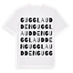 Gugglaudden ordlek t-shirt
