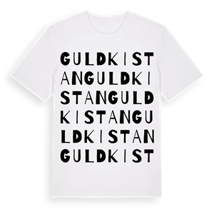 Guldkistan ordlek t-shirt – ekologisk bomull t-shirt från Pinshirt