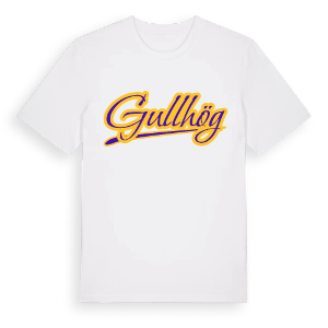 Gullhög baseball t-shirt – ekologisk bomull t-shirt från Pinshirt