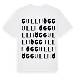 Gullhög ordlek t-shirt – ekologisk bomull t-shirt från Pinshirt