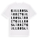 Gullroskärret ordlek t-shirt