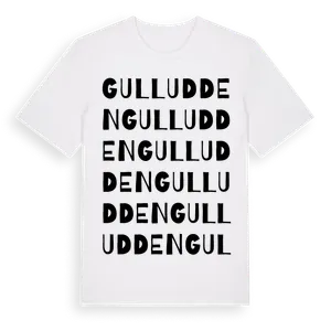 Gulludden ordlek t-shirt – ekologisk bomull t-shirt från Pinshirt
