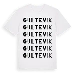Gultevik ordlek t-shirt – ekologisk bomull t-shirt från Pinshirt