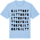 Blue Soul t-shirt med Gulttorp ordlek t-shirt