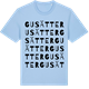 Blue Soul t-shirt med Gusätter ordlek t-shirt