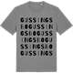 Mid Heather Gray t-shirt med Gussingsbo ordlek t-shirt