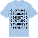 Blue Soul t-shirt med Gustad ordlek t-shirt